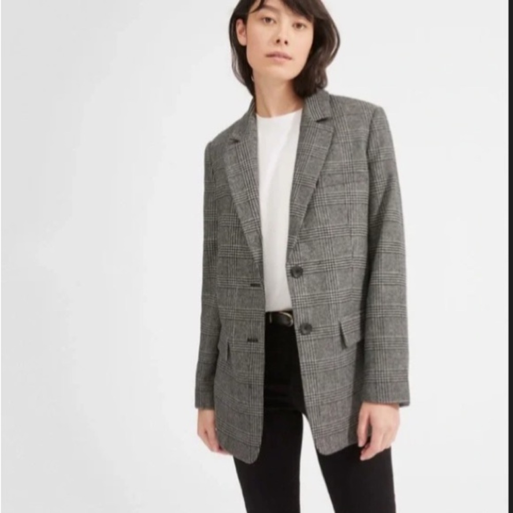 MOVING SALE Everlane Glen Plaid Blazer - Picture 11 of 12